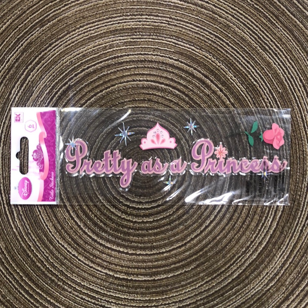 Disney Stickers - Pretty As A Princess